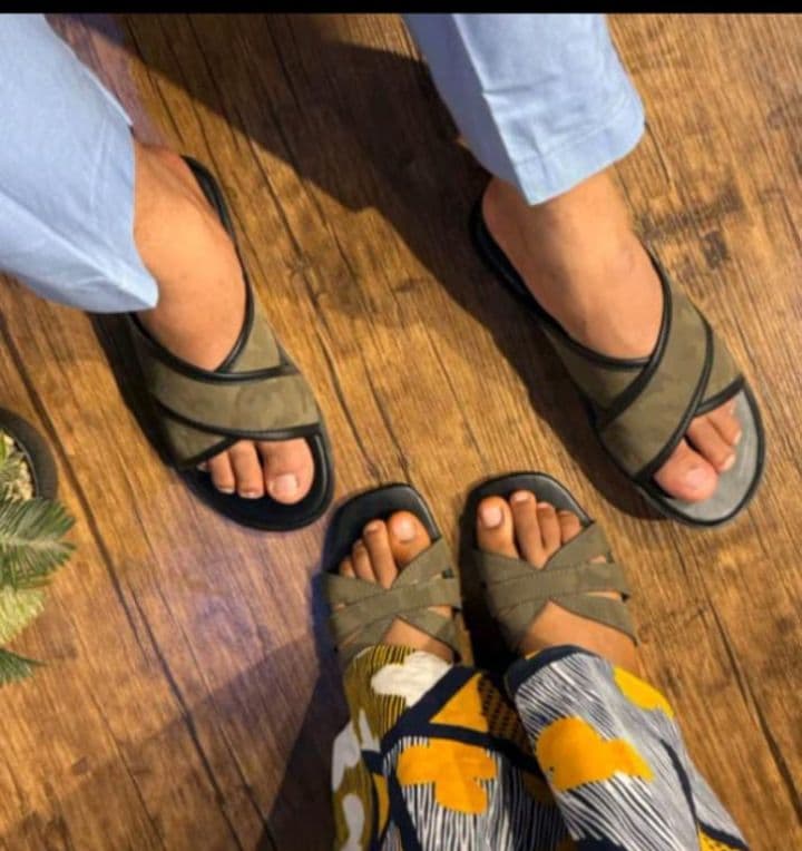 Matching footwears for couples