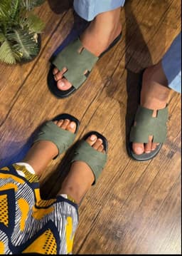 Matching footwears for couples